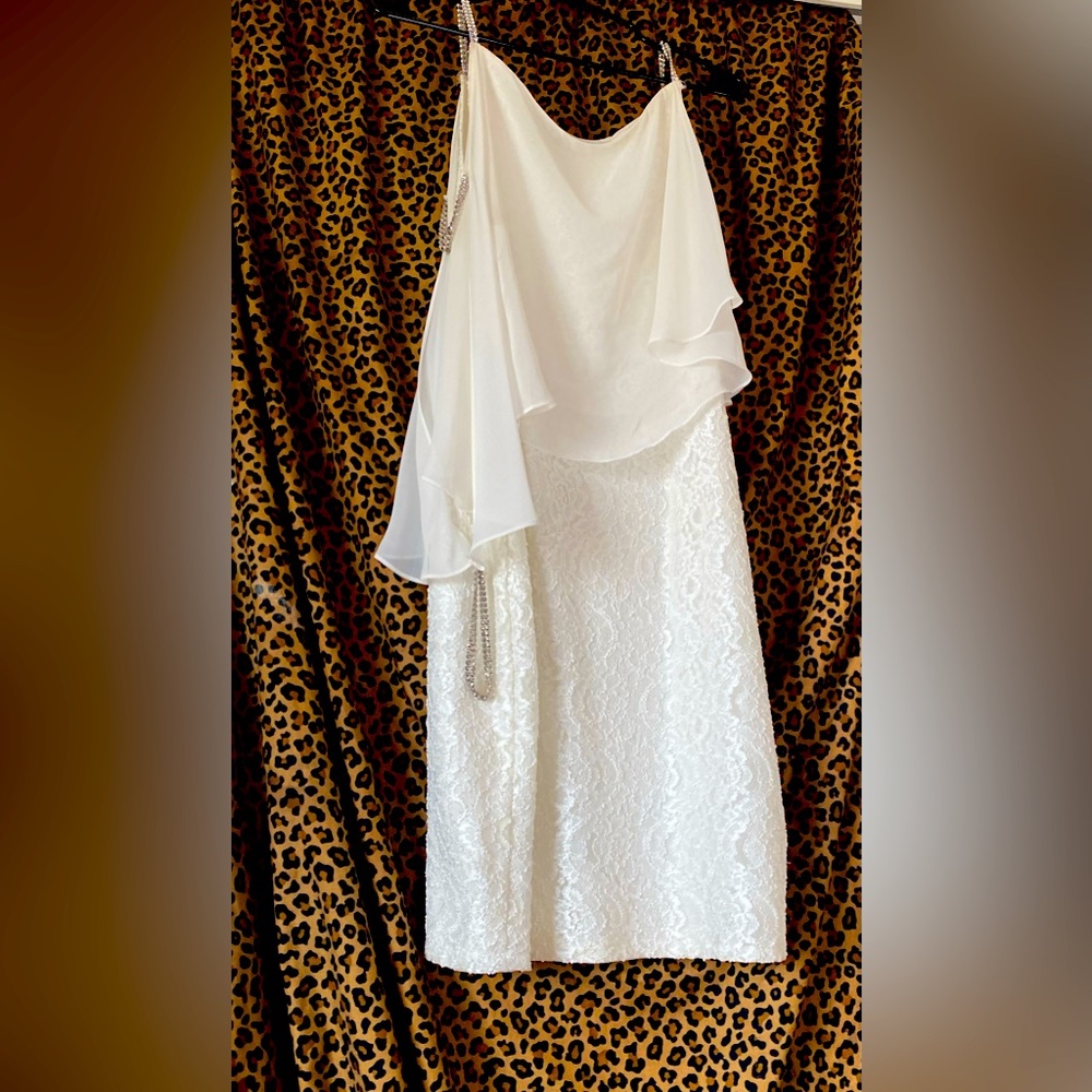 White formal dress